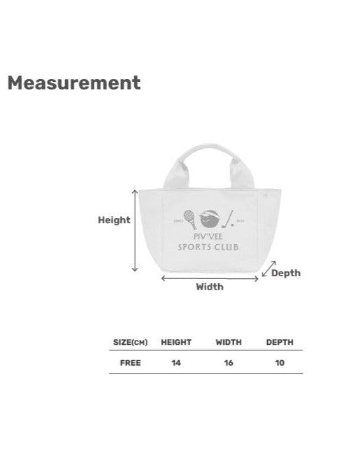 Piv‘vee Sports Mini Tote Bag -Mist Yellow