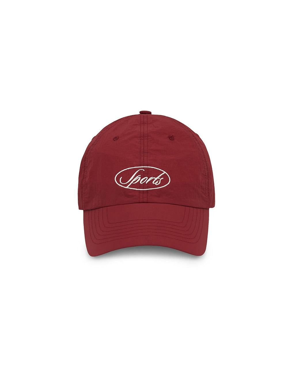Piv'vee Sports Nylon Ball Cap-Wine Red