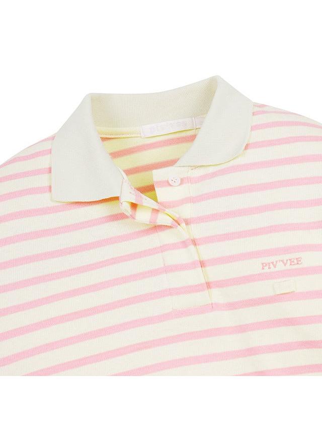 Piv'vee X TCG Stripe Tee Holder PK Shirt
