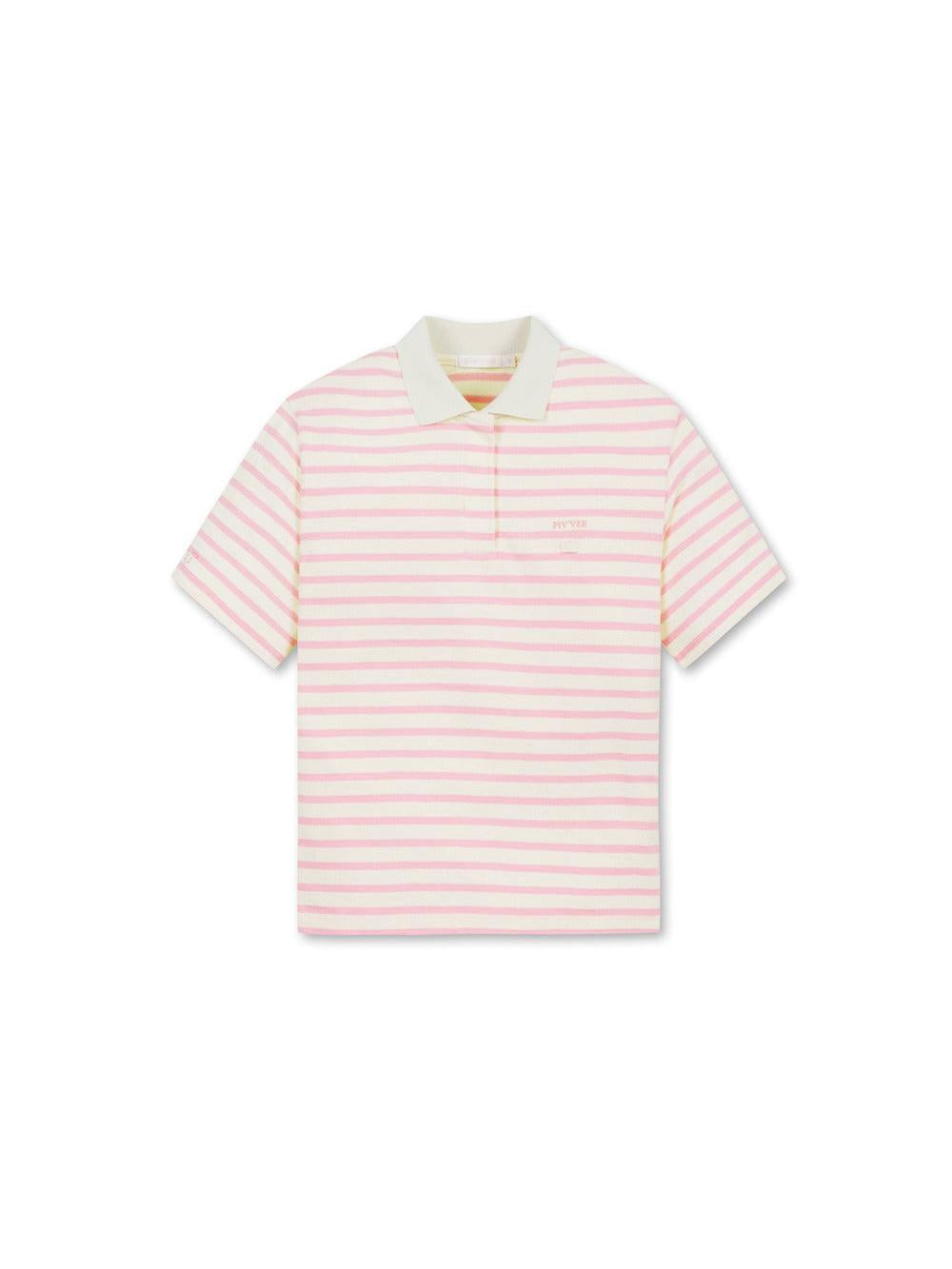 Piv'vee X TCG Stripe Tee Holder PK Shirt