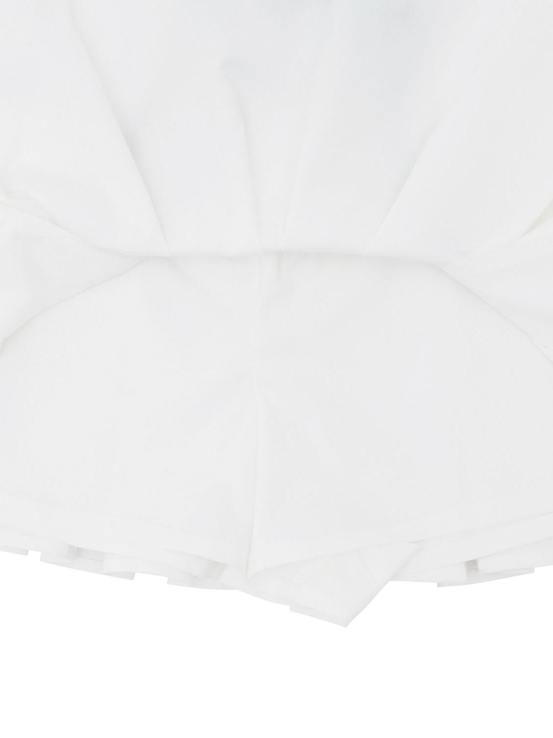 Piv'vee Two Tone Banding Pleated Skirt