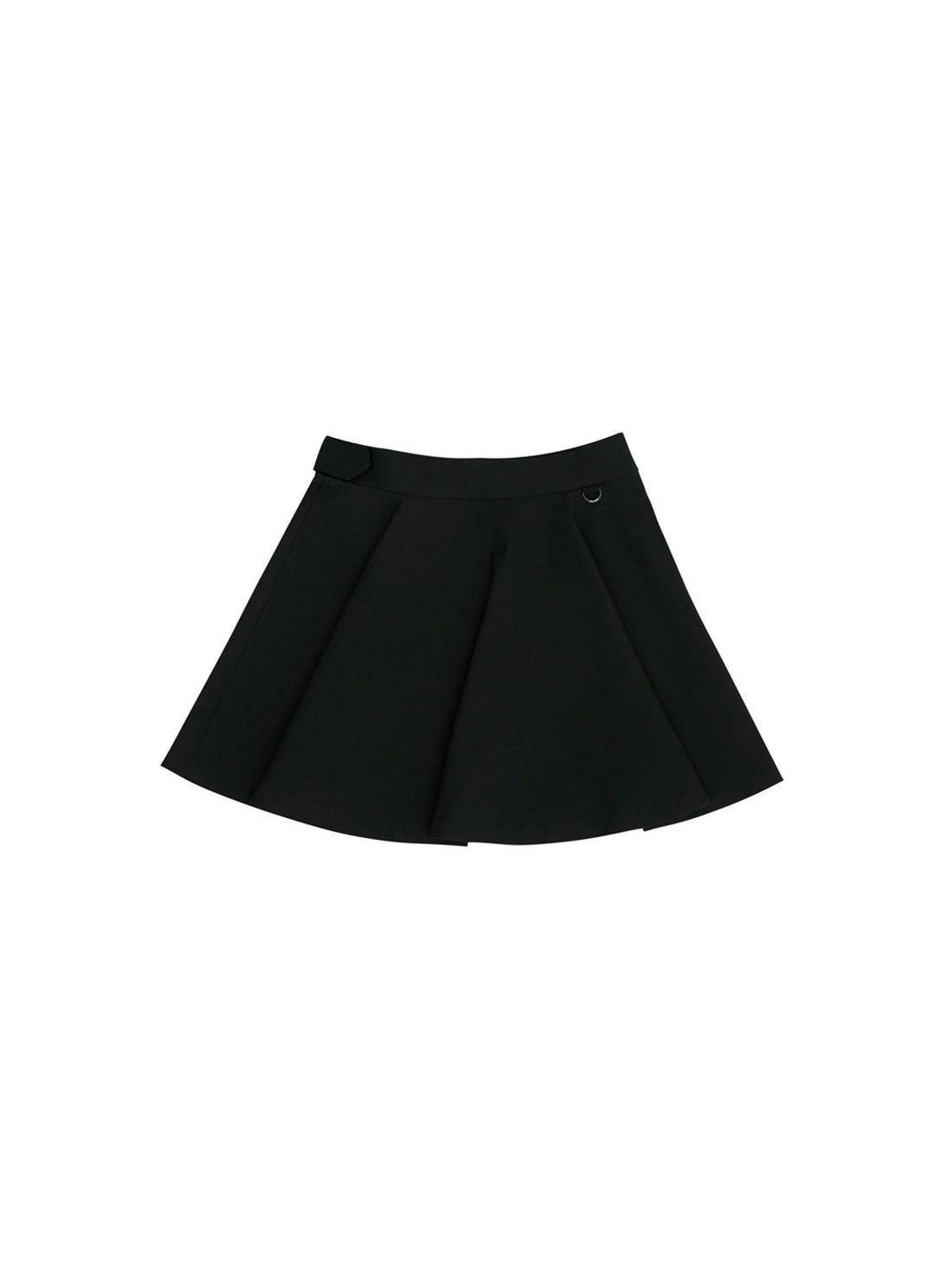 Piv‘vee Waved Edge Skirt-Ebony Black