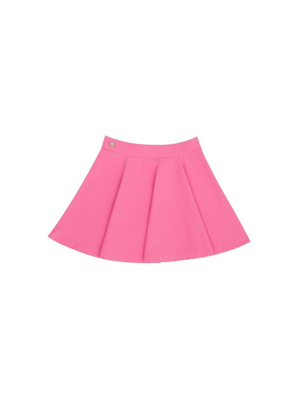 Piv‘vee Waved Edge Skirt-Flamingo Pink
