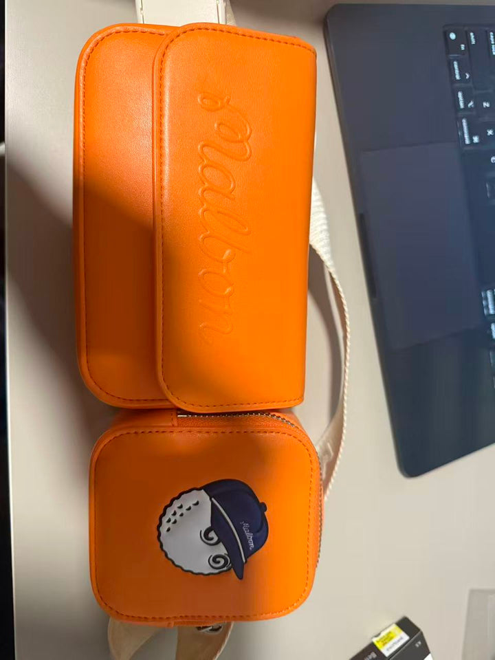 Malbon TWO POCHET WAST BAG-Orange
