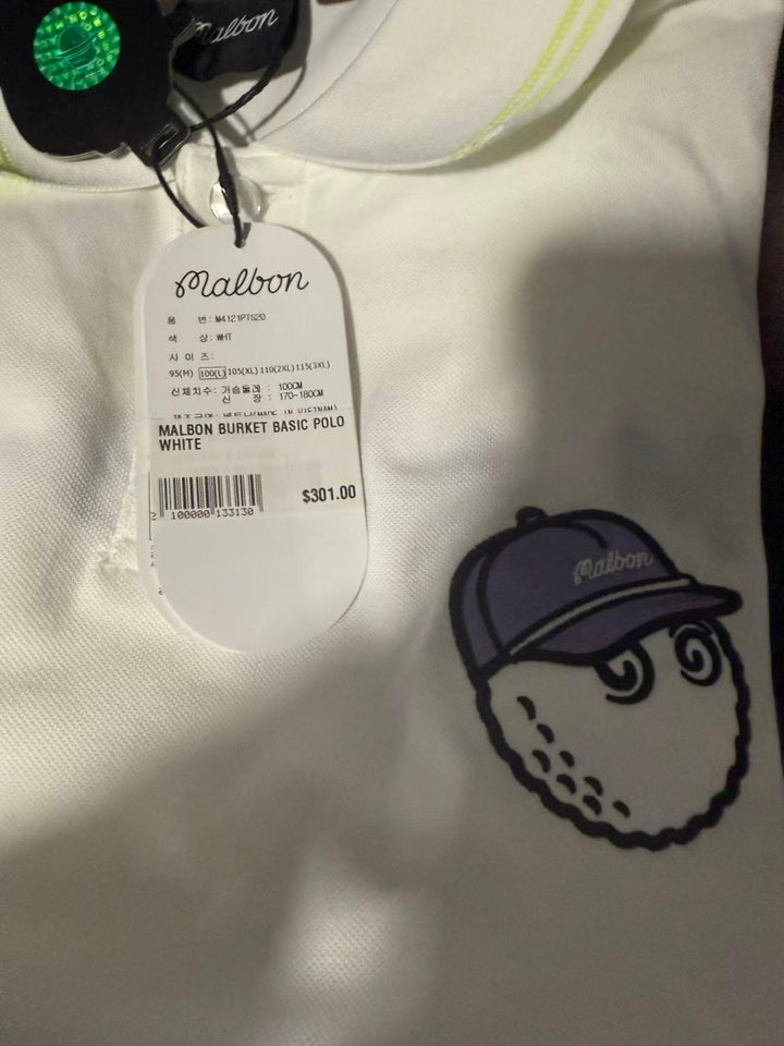 Malbon BURKET BASIC POLO-White