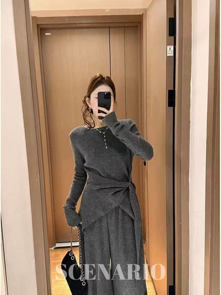 SCENARIO The Knot-Front Set 2 Pieces-Two Colors