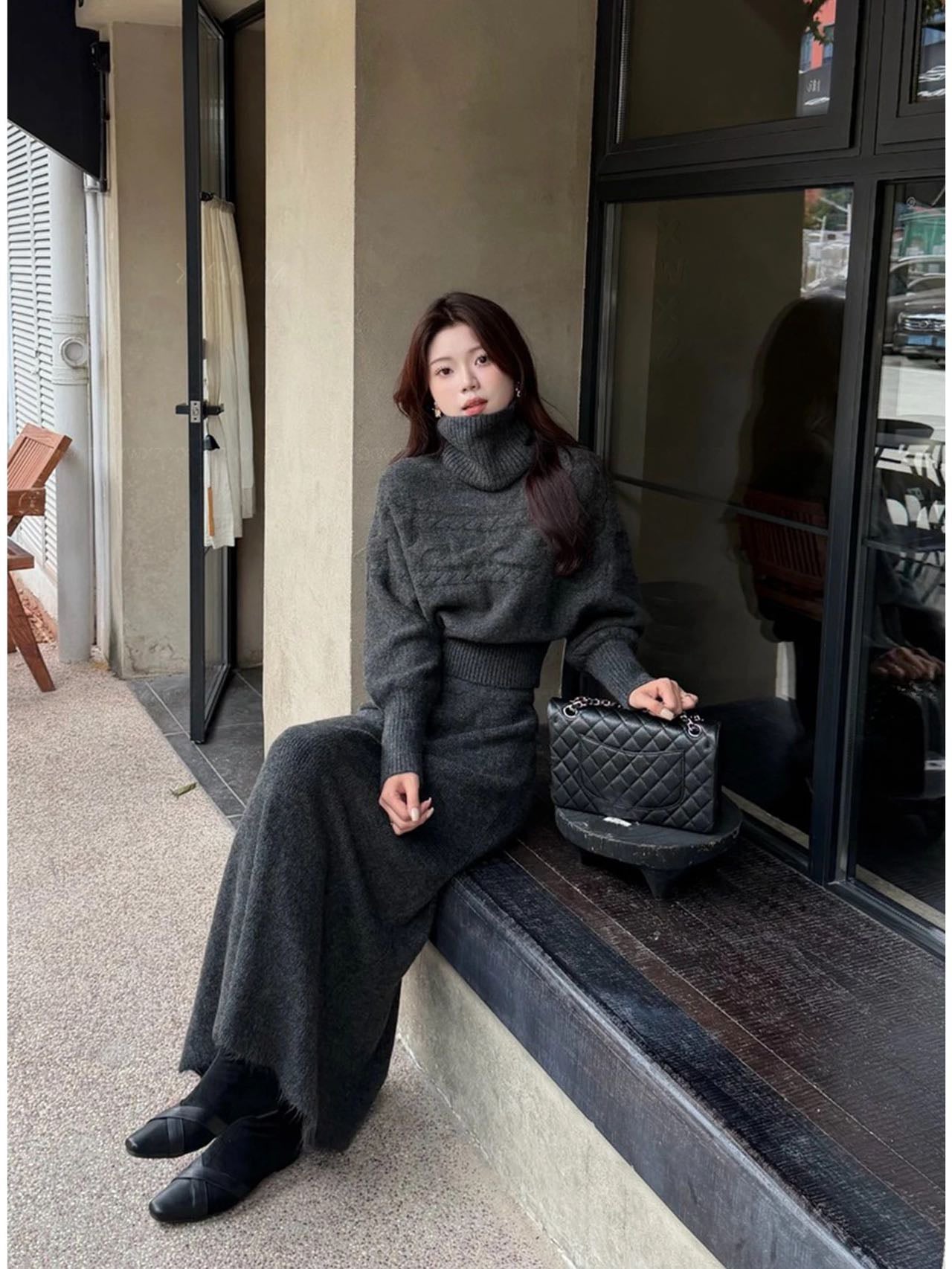 SCENARIO The Wool Cable Set 3 Pieces-Two Colors