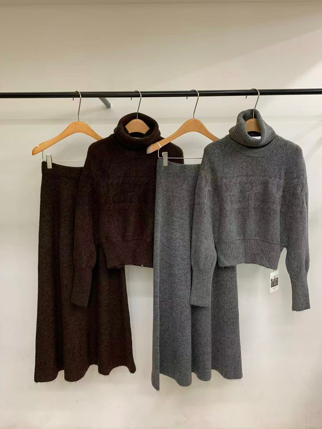 SCENARIO The Wool Cable Set 3 Pieces-Two Colors