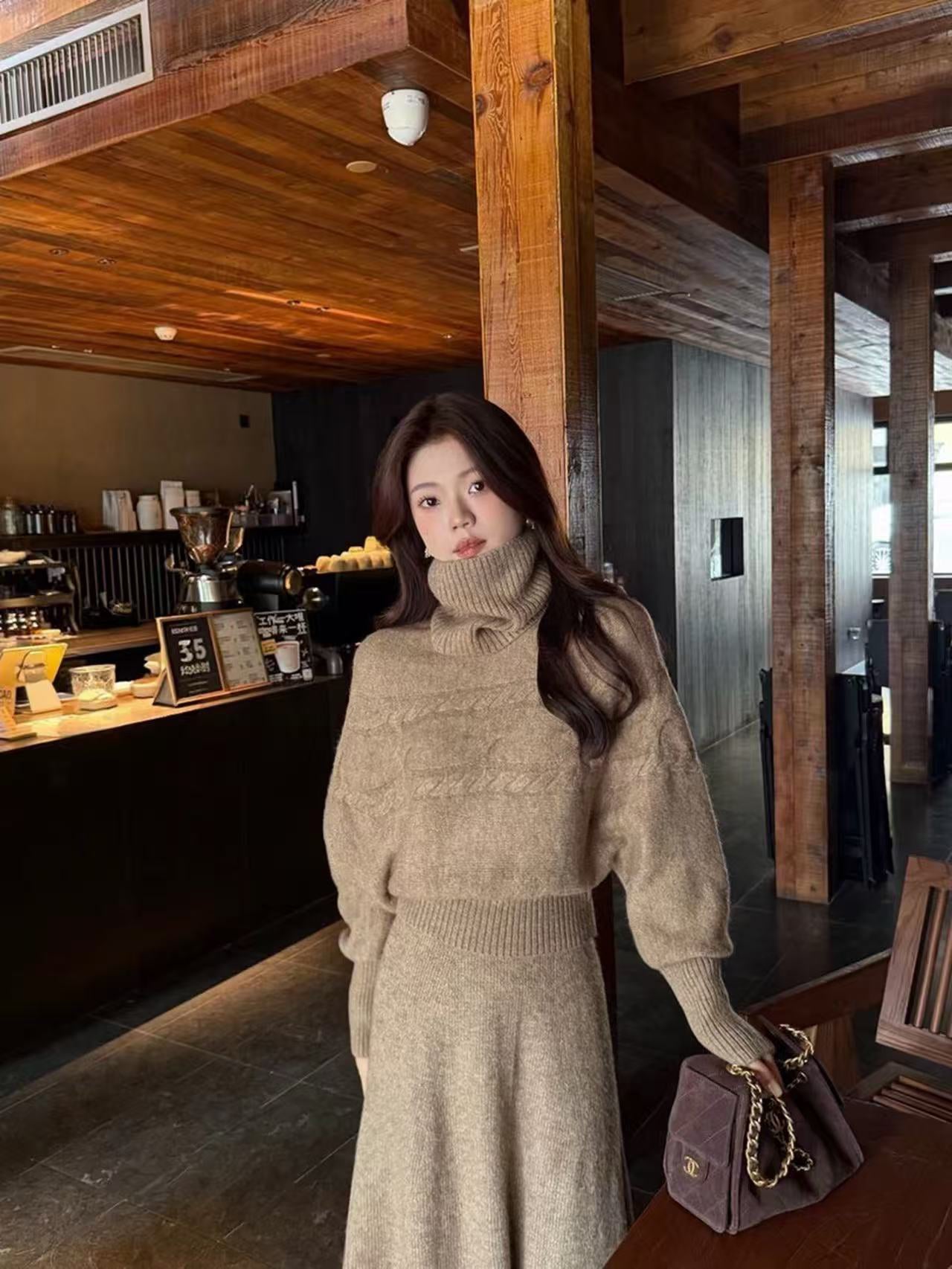 SCENARIO The Wool Cable Set 3 Pieces-Two Colors