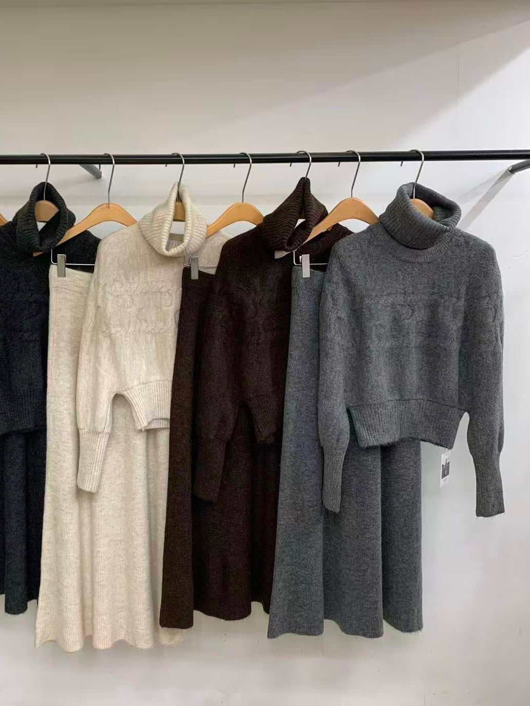 SCENARIO The Wool Cable Set 3 Pieces-Two Colors