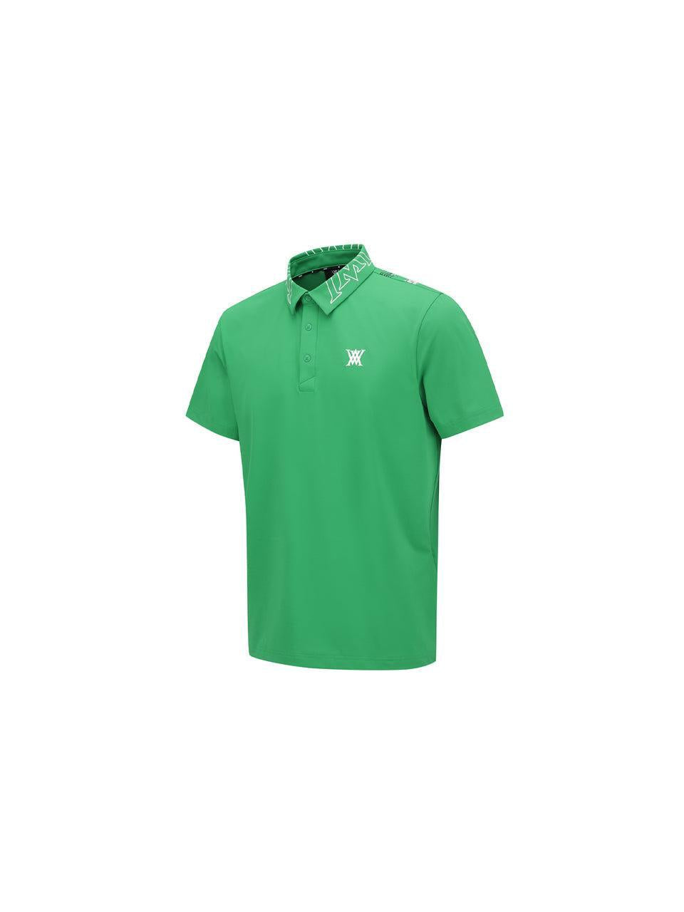 ANEW Men's SM New Signature Logo Short T-Shirt - Green