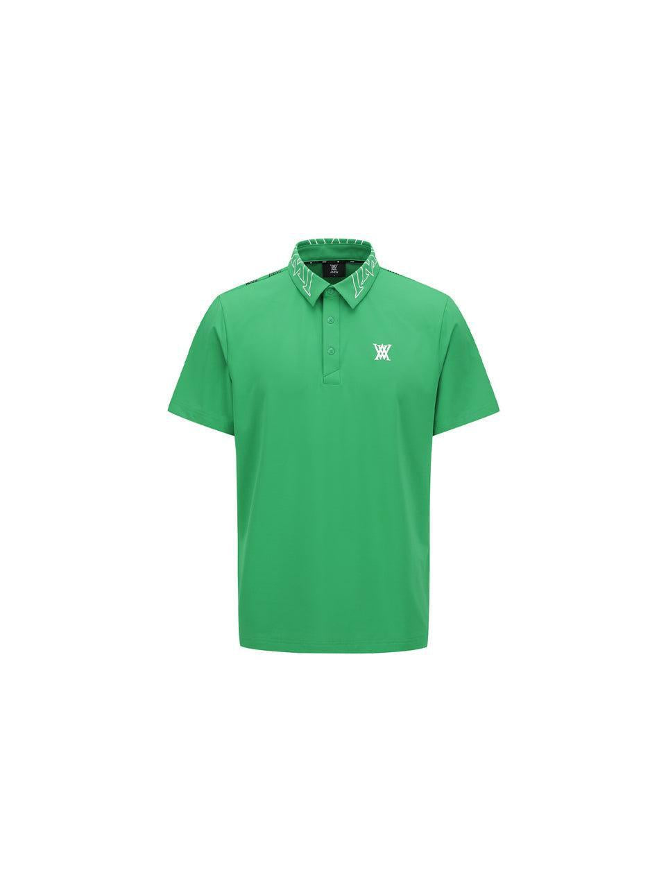 ANEW Men's SM New Signature Logo Short T-Shirt - Green