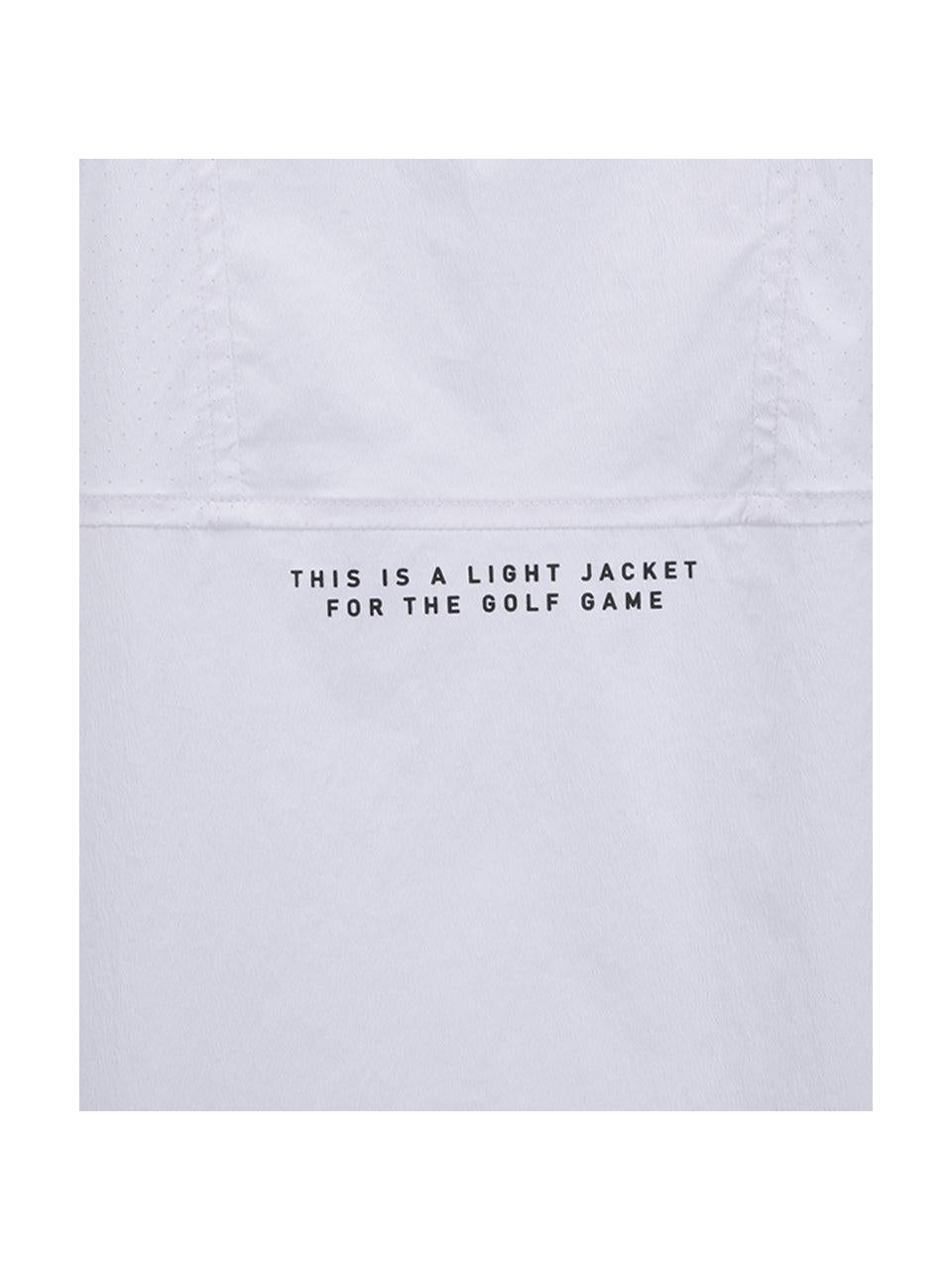 ANEW Men's SM Short Sleeve Anorak Jacket - White