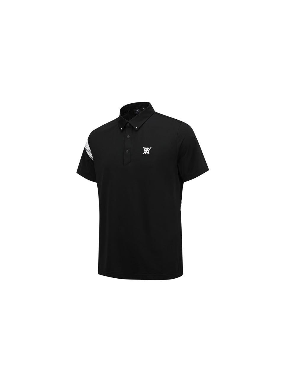 Men's SM Signature Logo Short T-Shirt - Black - The Golf Season | One Stop for Your Golf Shopping!