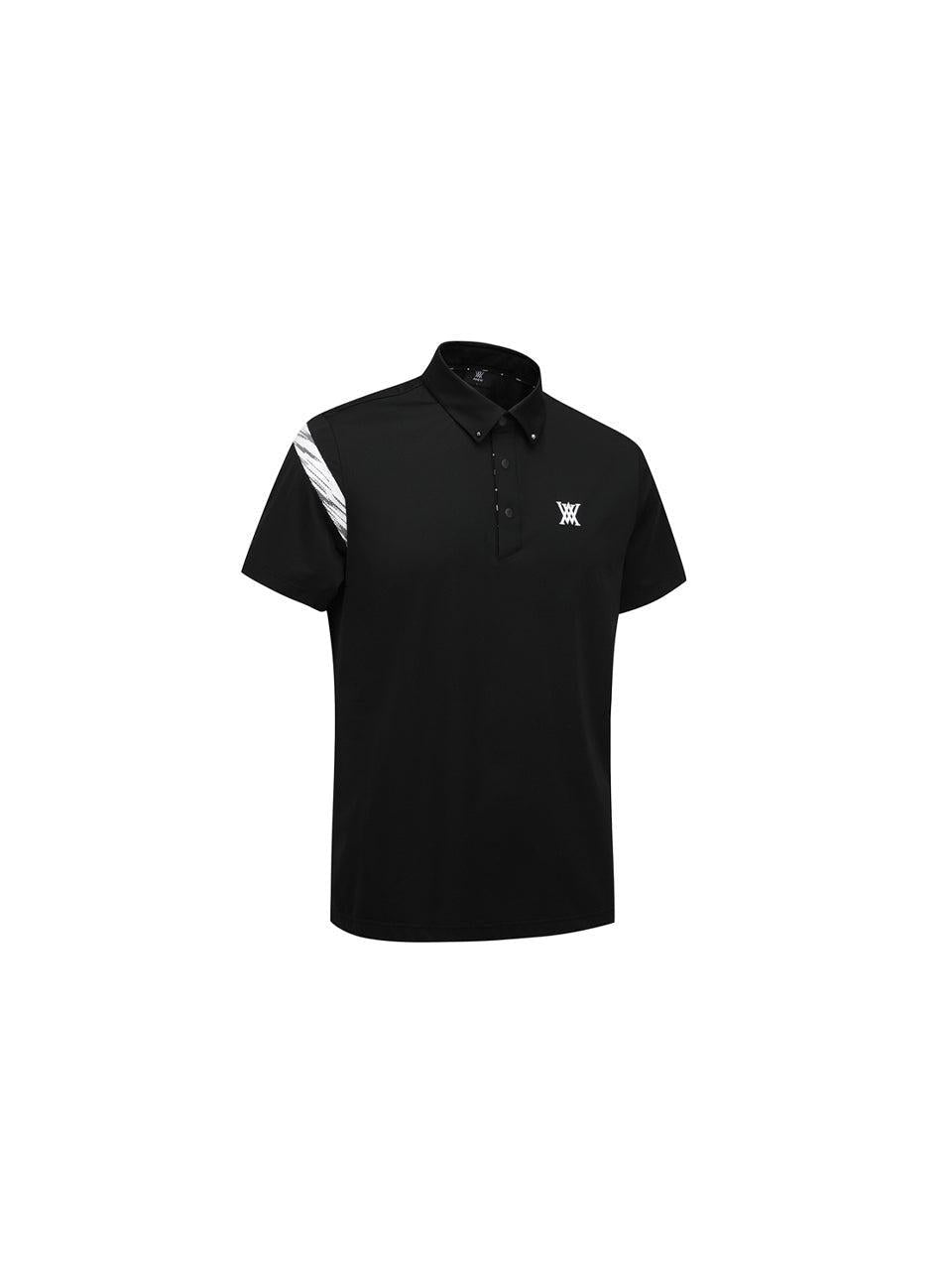 Men's SM Signature Logo Short T-Shirt - Black - The Golf Season | One Stop for Your Golf Shopping!