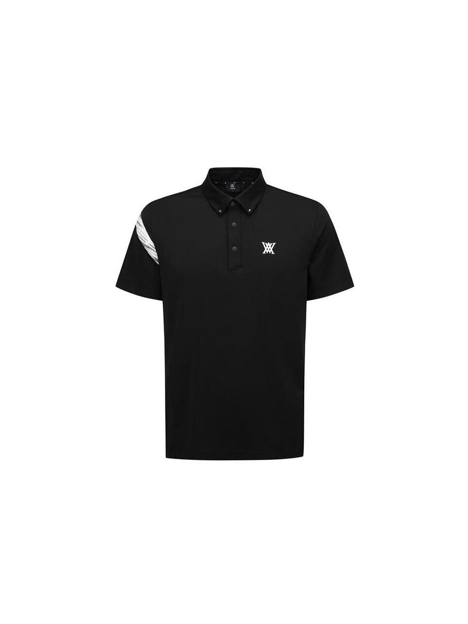 Men's SM Signature Logo Short T-Shirt - Black