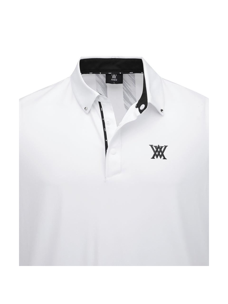 ANEW Men's SM Signature Logo Short T-Shirt - White