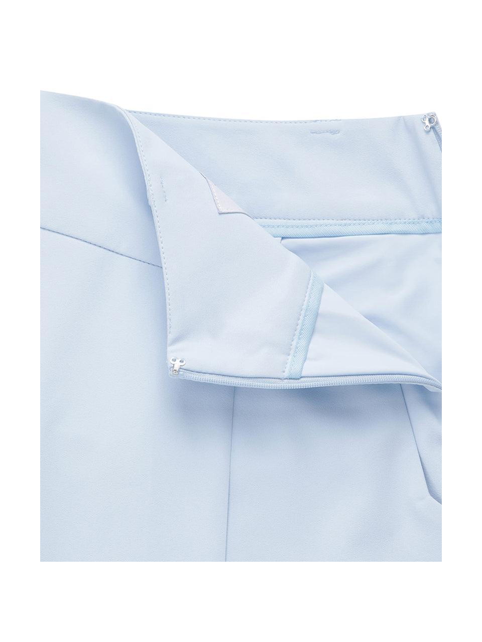 ANEW Women's SM Back Pleated Skirt - Light Blue