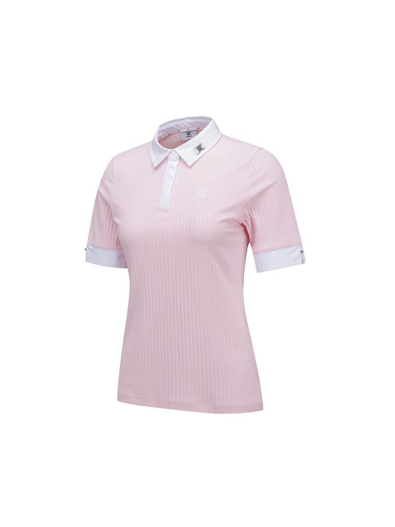 ANEW Women's SM Half Sleeve Short T-Shirt - Light Pink