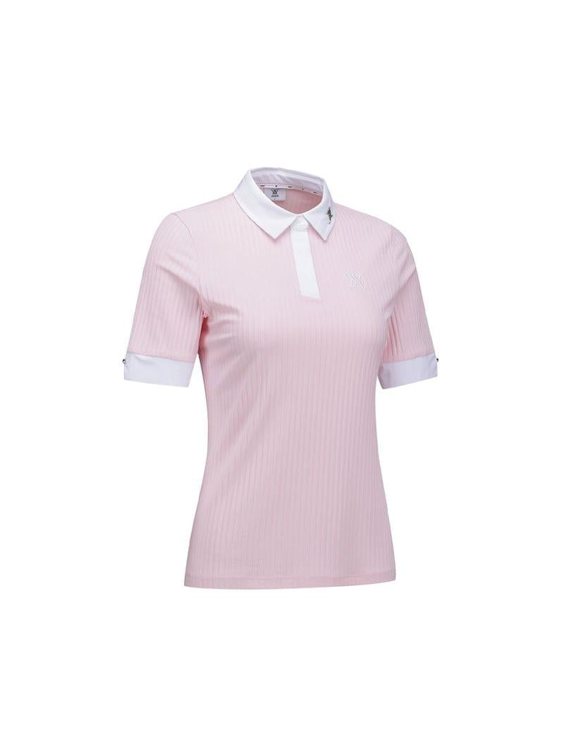 ANEW Women's SM Half Sleeve Short T-Shirt - Light Pink