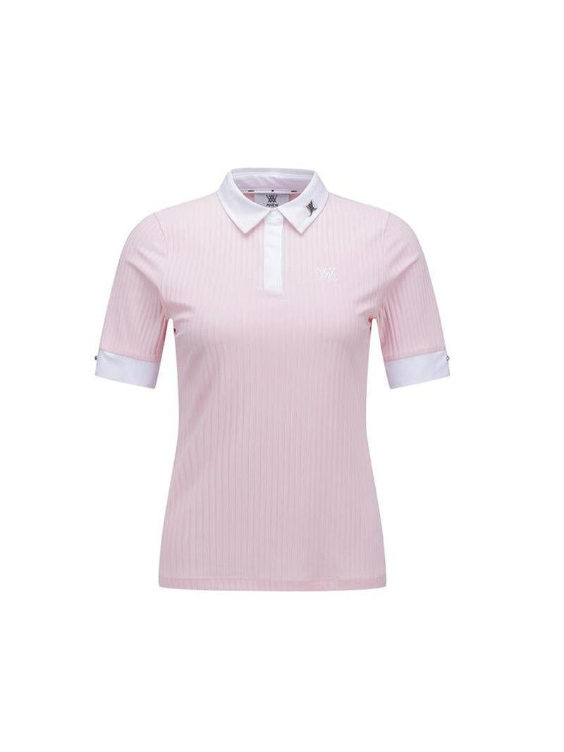 ANEW Women's SM Half Sleeve Short T-Shirt - Light Pink