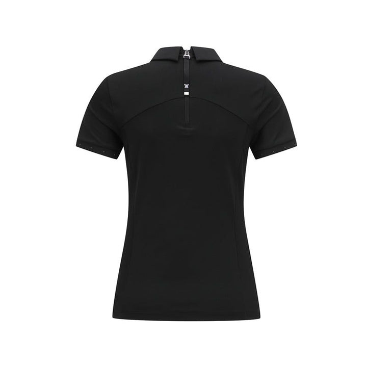 ANEW Women's SM Hybrid Short T-Shirt - Black - The Golf Season | One Stop for Your Golf Shopping!