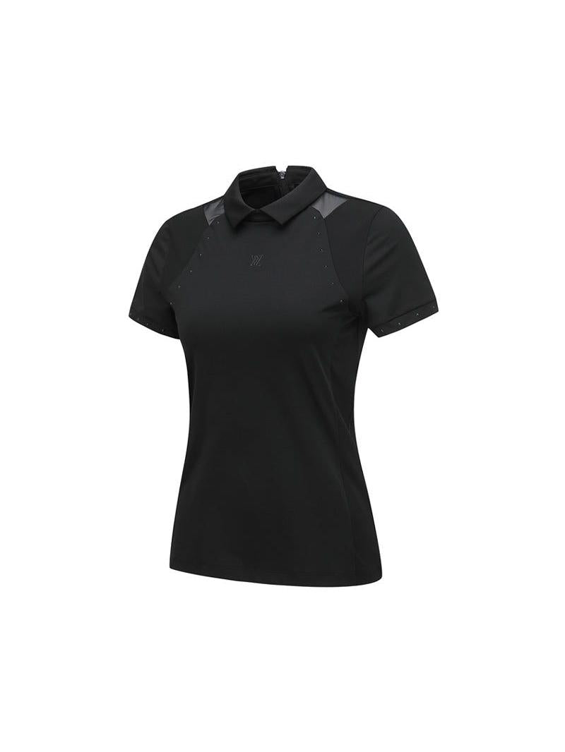 ANEW Women's SM Hybrid Short T-Shirt - Black