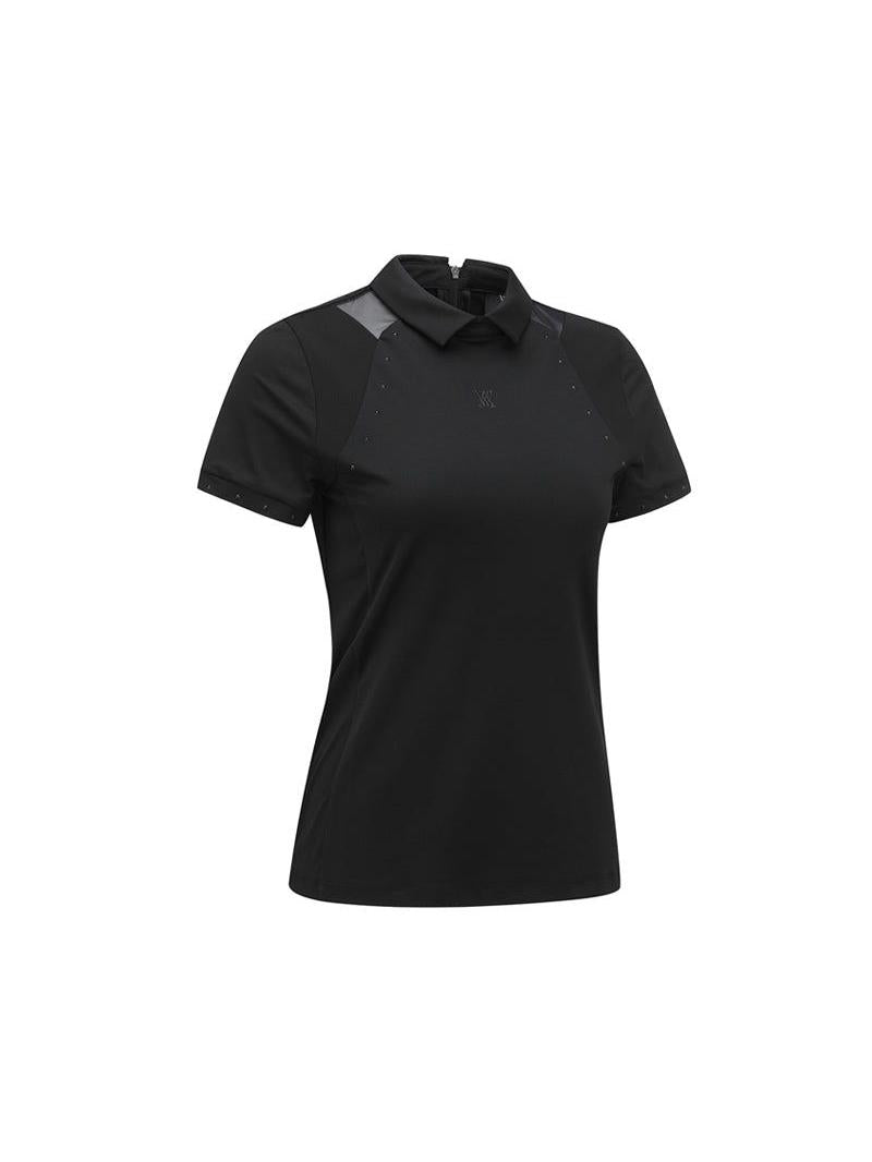 ANEW Women's SM Hybrid Short T-Shirt - Black