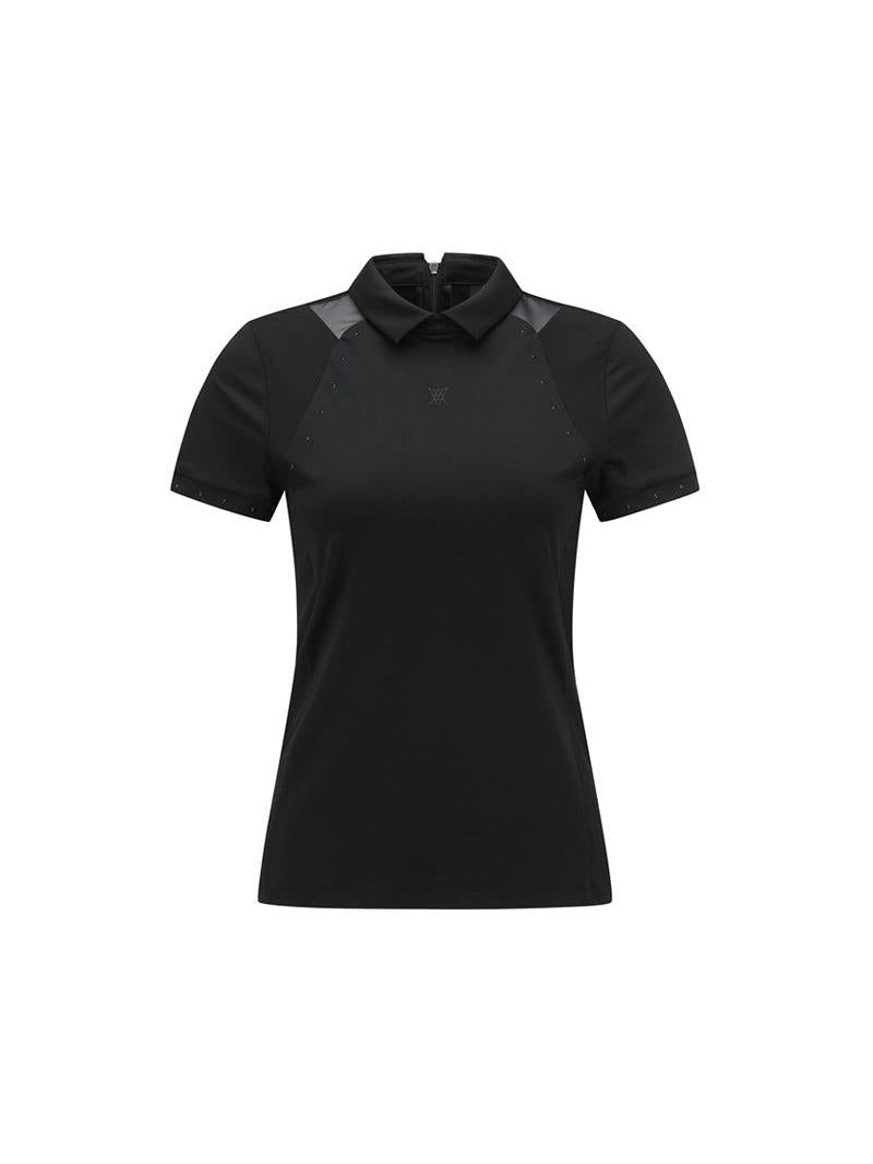 ANEW Women's SM Hybrid Short T-Shirt - Black