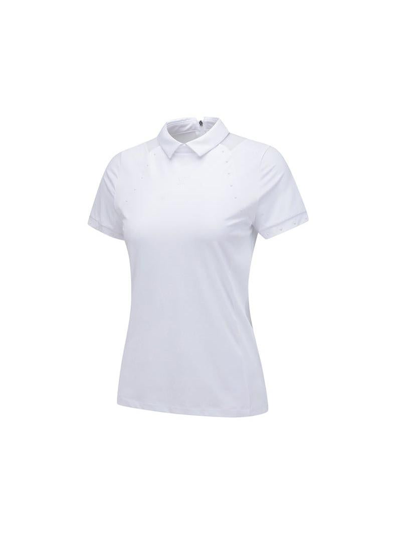 ANEW Women's SM Hybrid Short T-Shirt - White - The Golf Season | One Stop for Your Golf Shopping!
