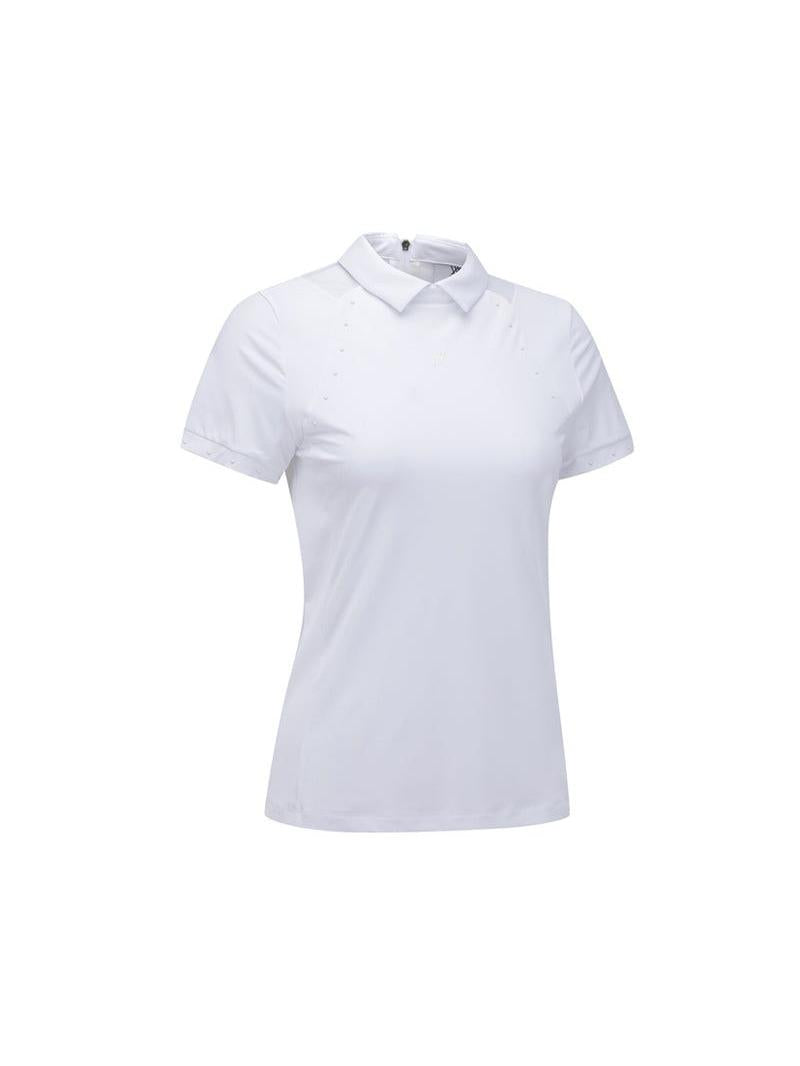 ANEW Women's SM Hybrid Short T-Shirt - White - The Golf Season | One Stop for Your Golf Shopping!