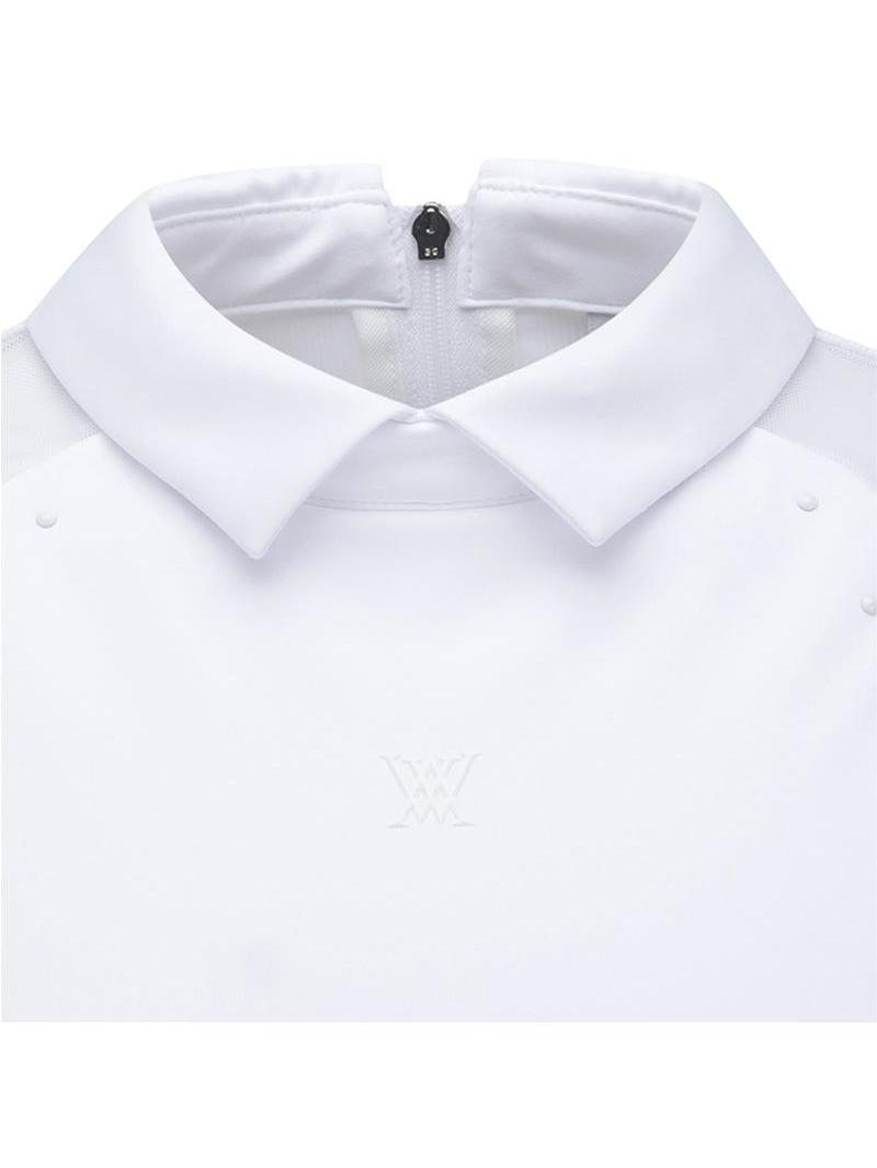 ANEW Women's SM Hybrid Short T-Shirt - White