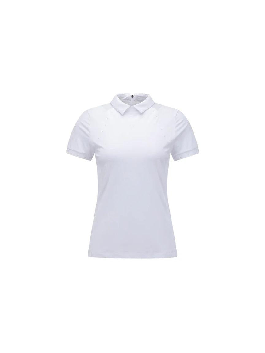 Anew-ANEW Women's SM Hybrid Short T-Shirt - White-White-S-The Golf Season Shop | One Stop for Your Golf Shopping!