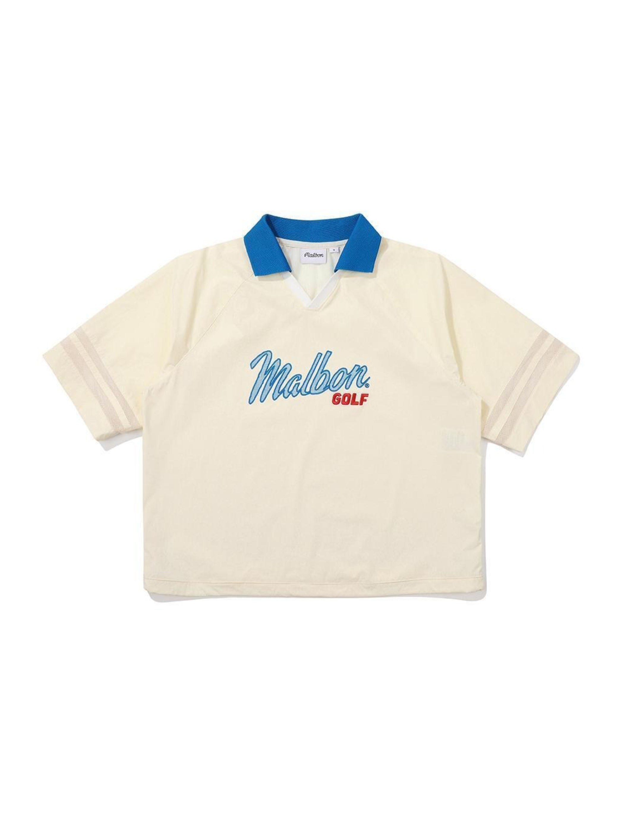 Malbon LOGO POINT SHORT PISTE-Cream