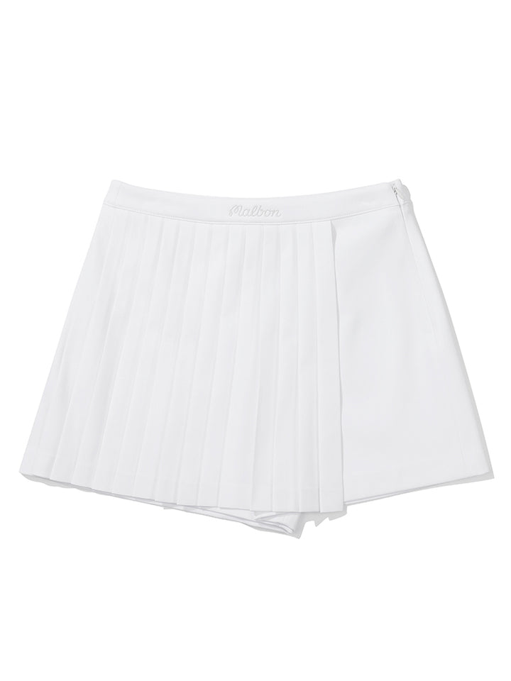 Malbon PLEATS LOOK SHORTS-White