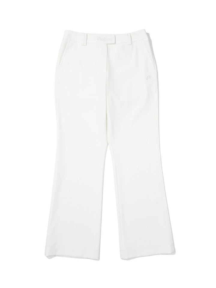 Malbon SIDE POINT PERFORMANCE PANTS-White