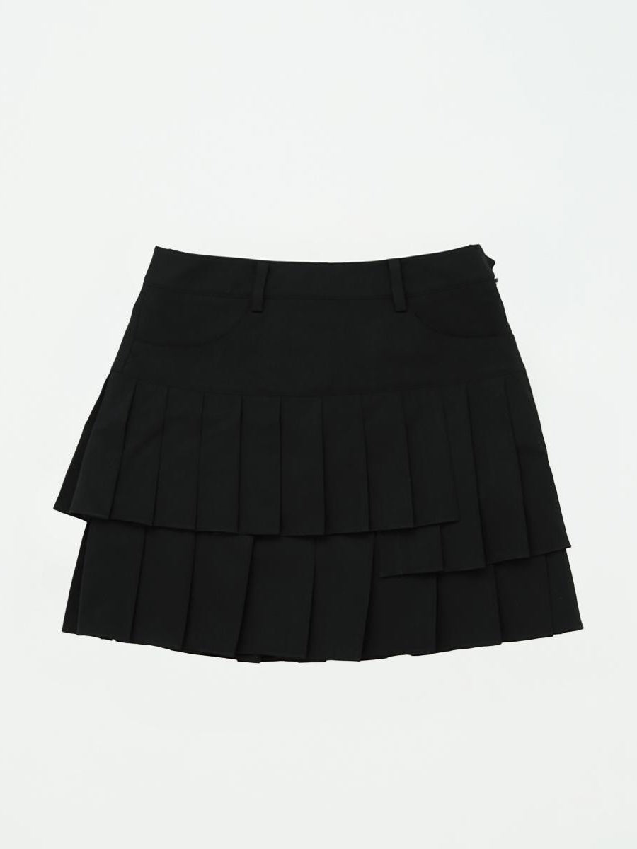 Piv'vee 3 Unbalanced Skirt-Black