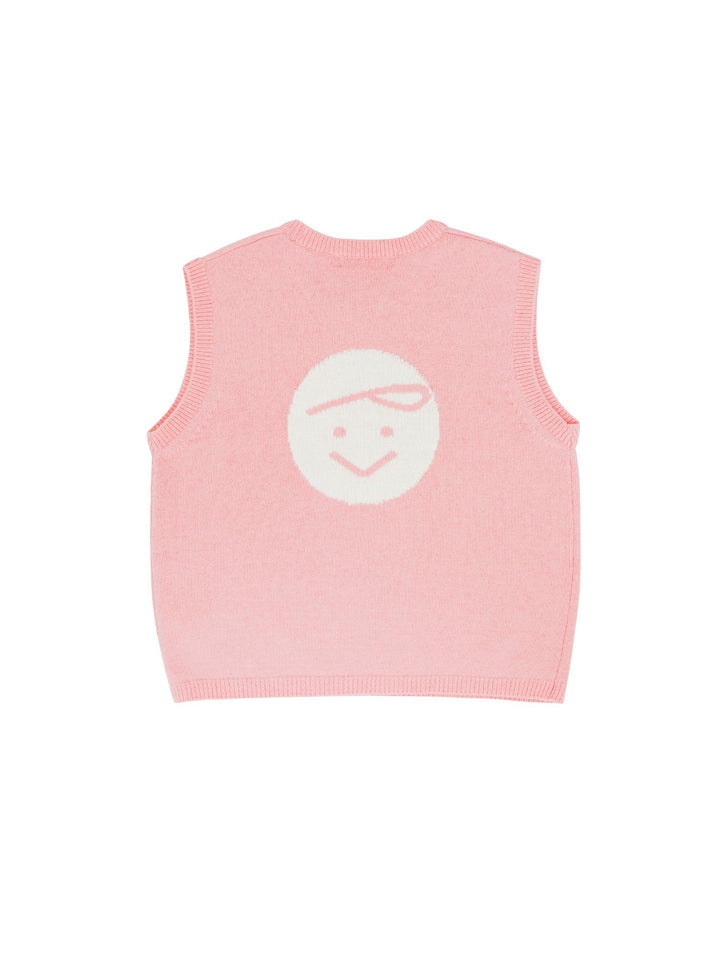 Piv'vee Giant Round Vest-Bubble Pink