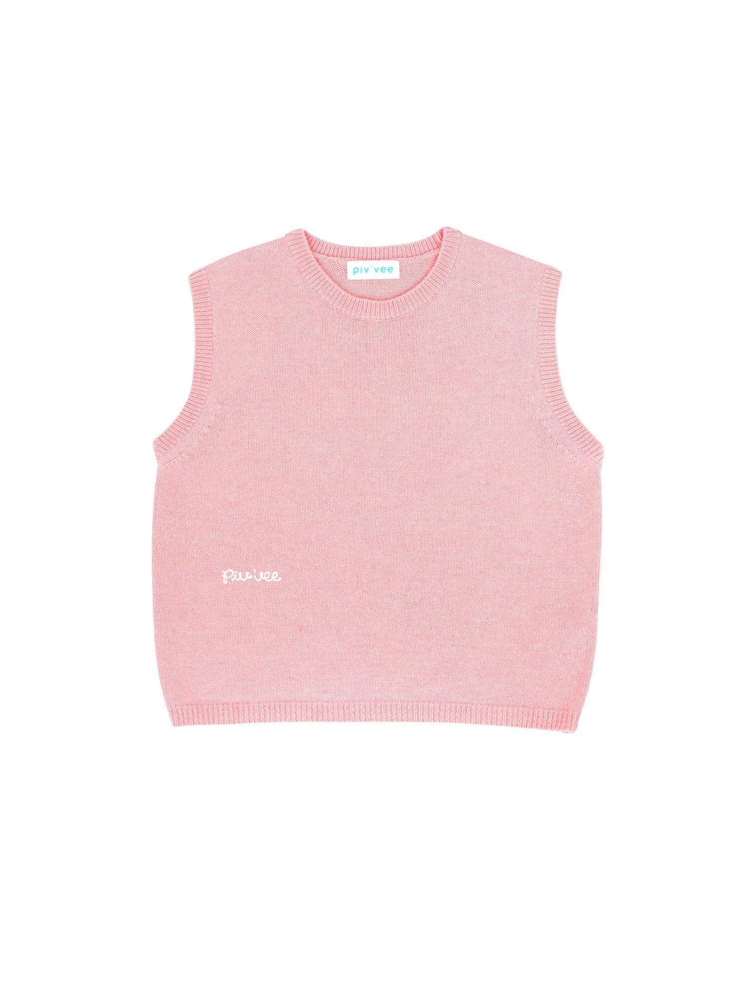 Piv'vee Giant Round Vest-Bubble Pink