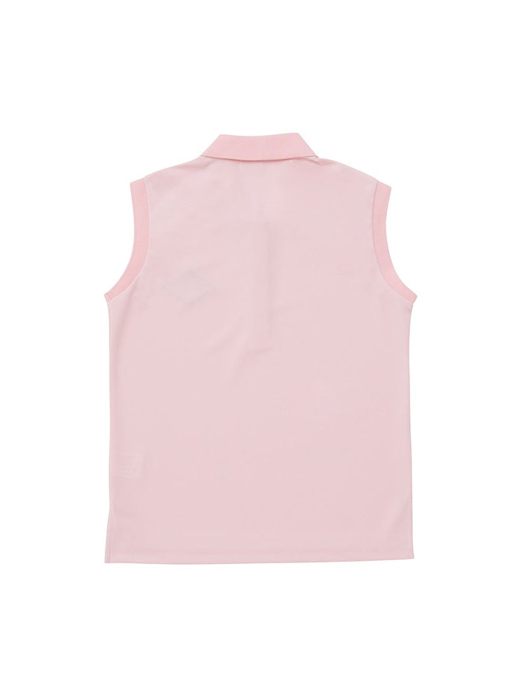 Piv'vee Golden Eagle Sleeveless Top-Bubble Pink