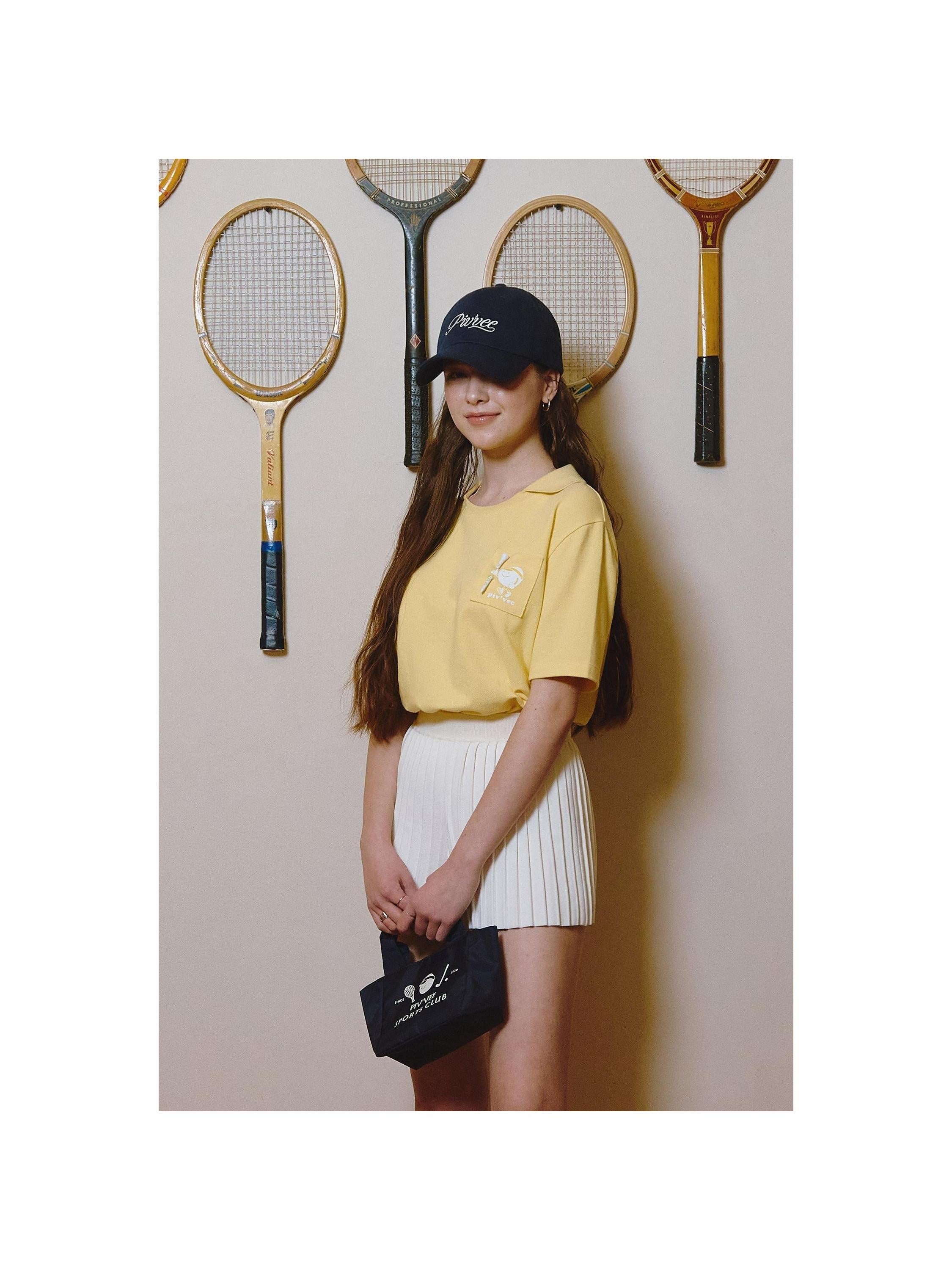 Piv'vee Caddi'vee Tee Holder Collar T-shirt - The Golf Season | One Stop for Your Golf Shopping!