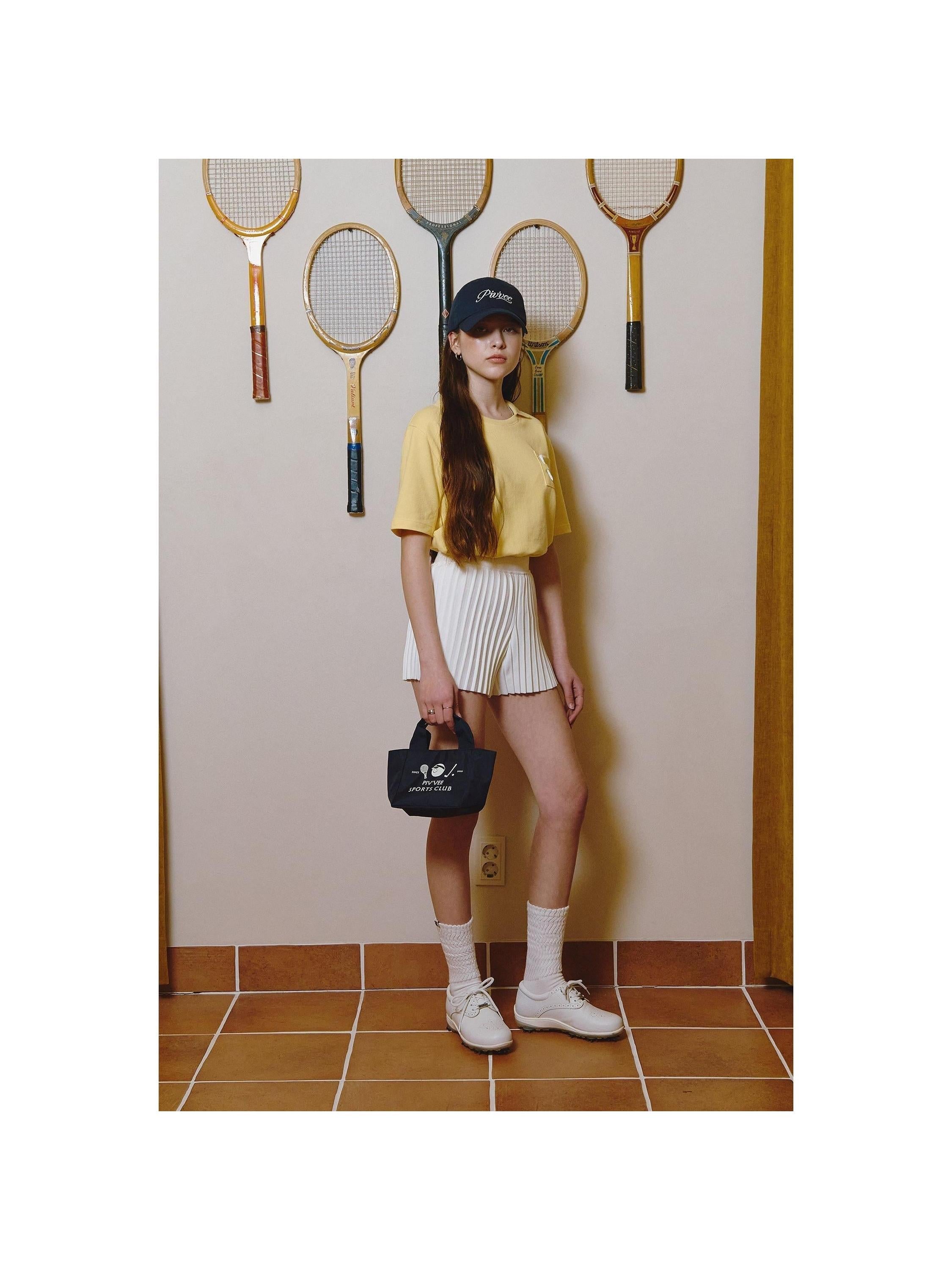 Piv'vee Caddi'vee Tee Holder Collar T-shirt - The Golf Season | One Stop for Your Golf Shopping!