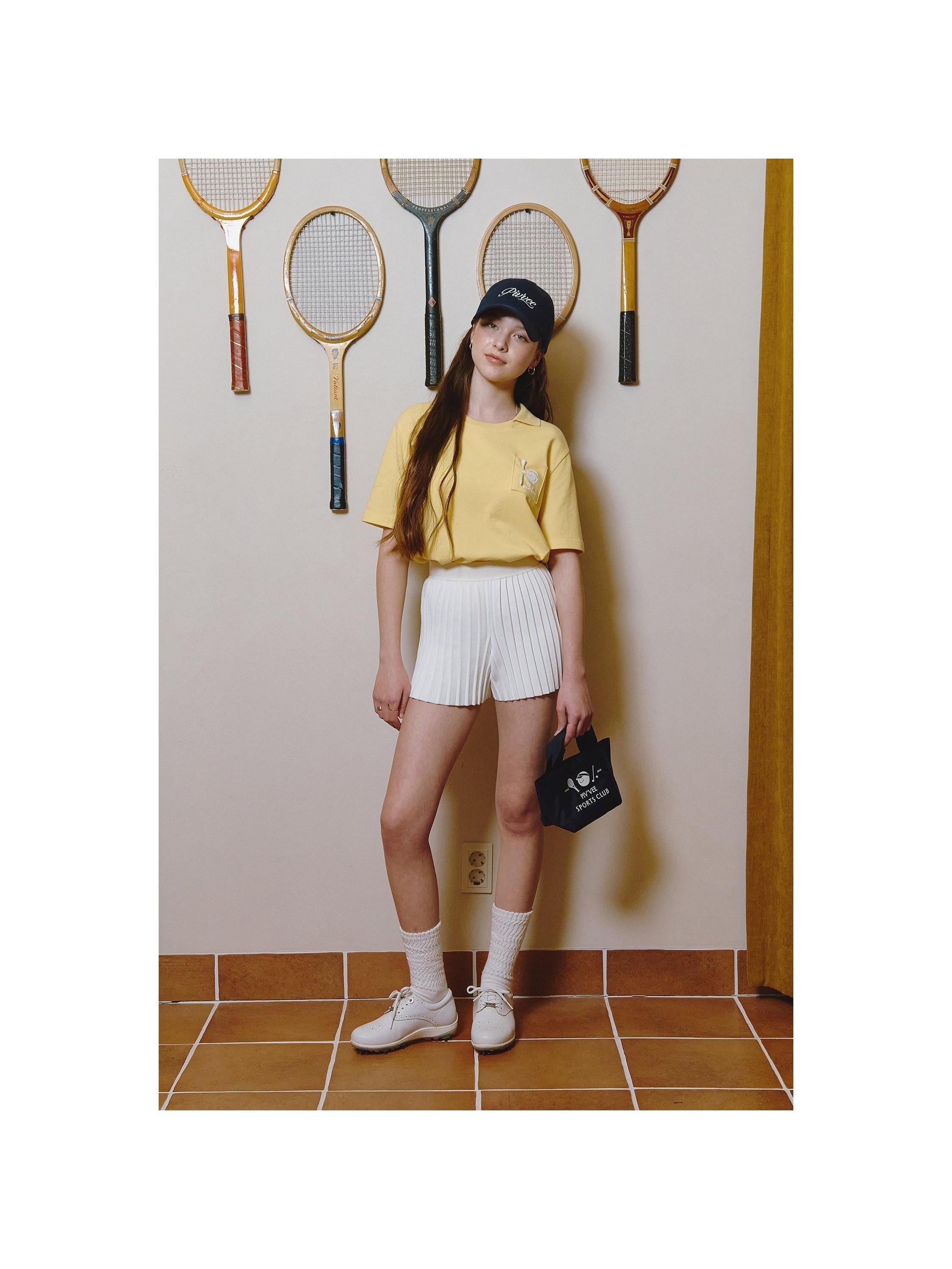 Piv'vee Caddi'vee Tee Holder Collar T-shirt - The Golf Season | One Stop for Your Golf Shopping!