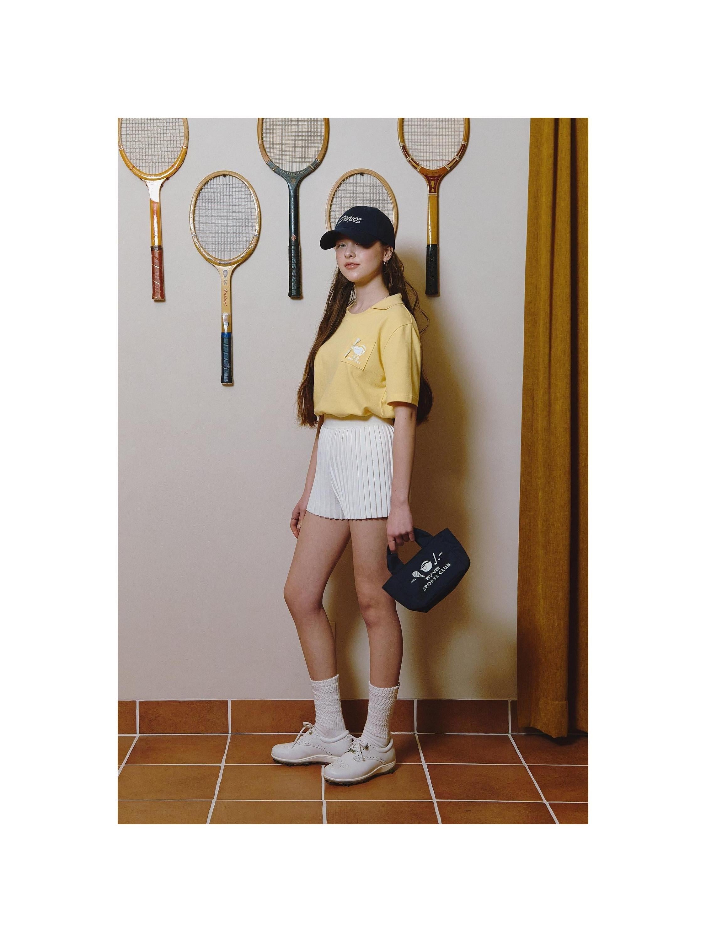 Piv'vee Caddi'vee Tee Holder Collar T-shirt - The Golf Season | One Stop for Your Golf Shopping!