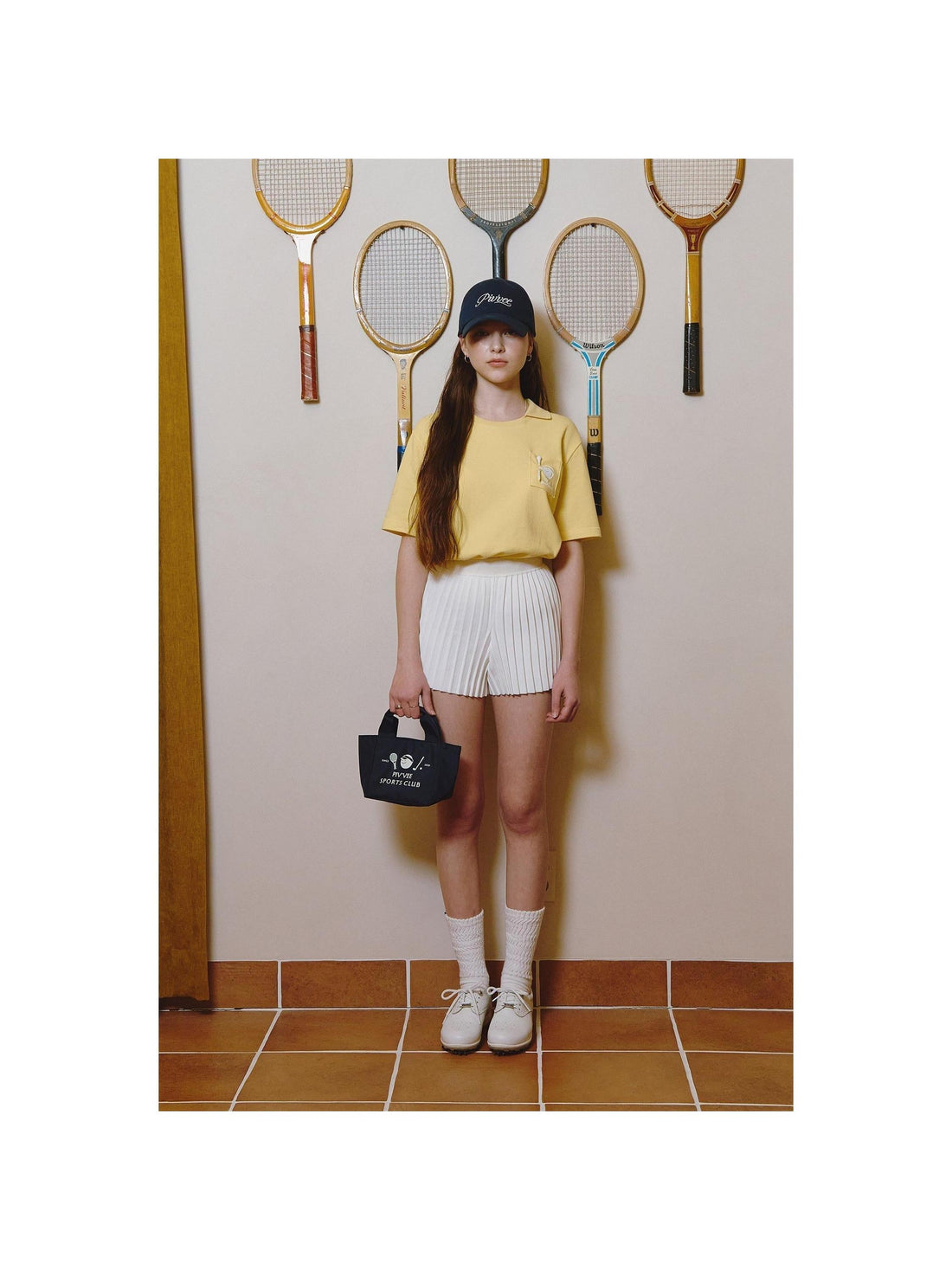 Piv'vee Caddi'vee Tee Holder Collar T-shirt - The Golf Season | One Stop for Your Golf Shopping!