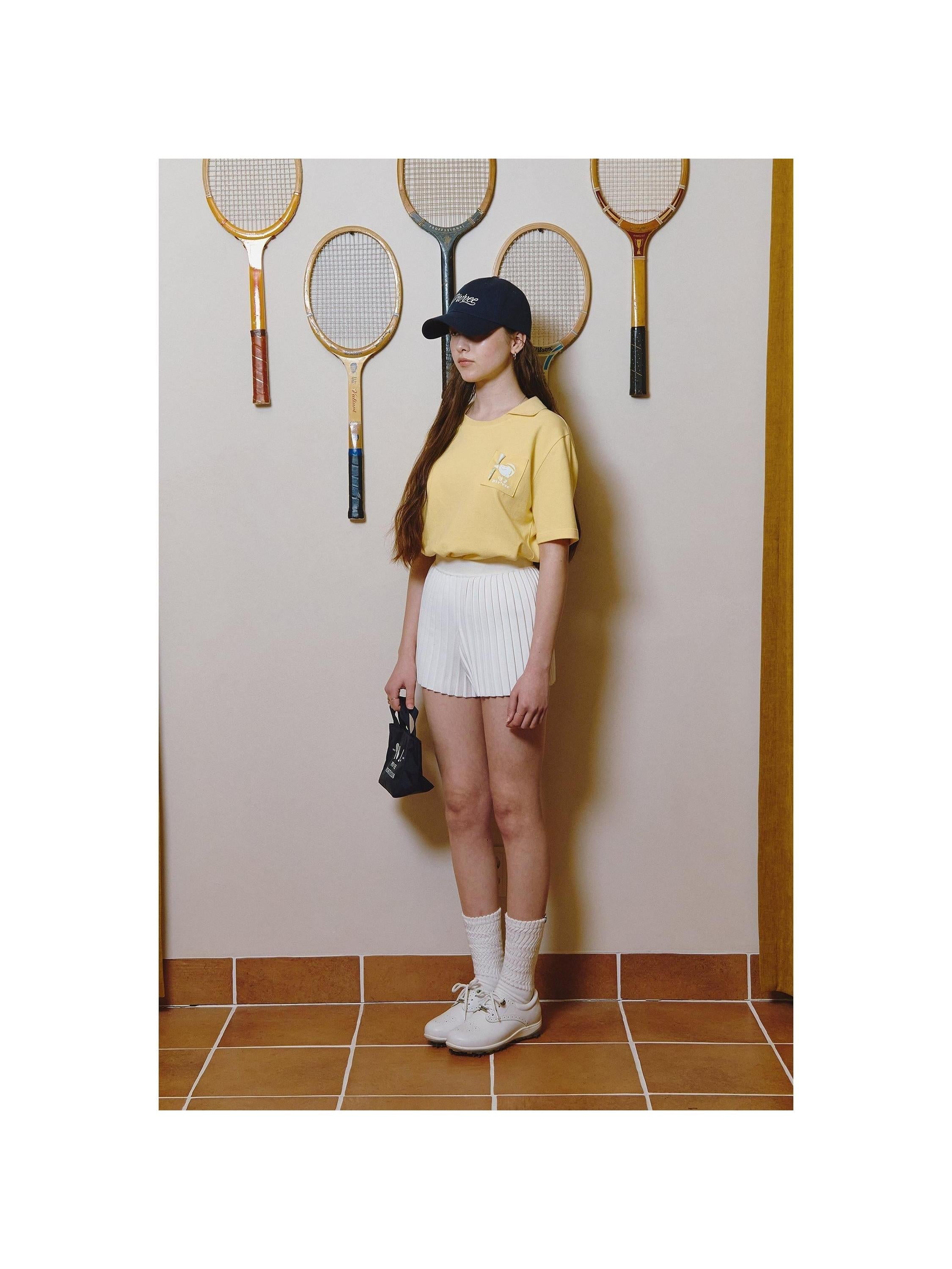 Piv'vee Caddi'vee Tee Holder Collar T-shirt - The Golf Season | One Stop for Your Golf Shopping!