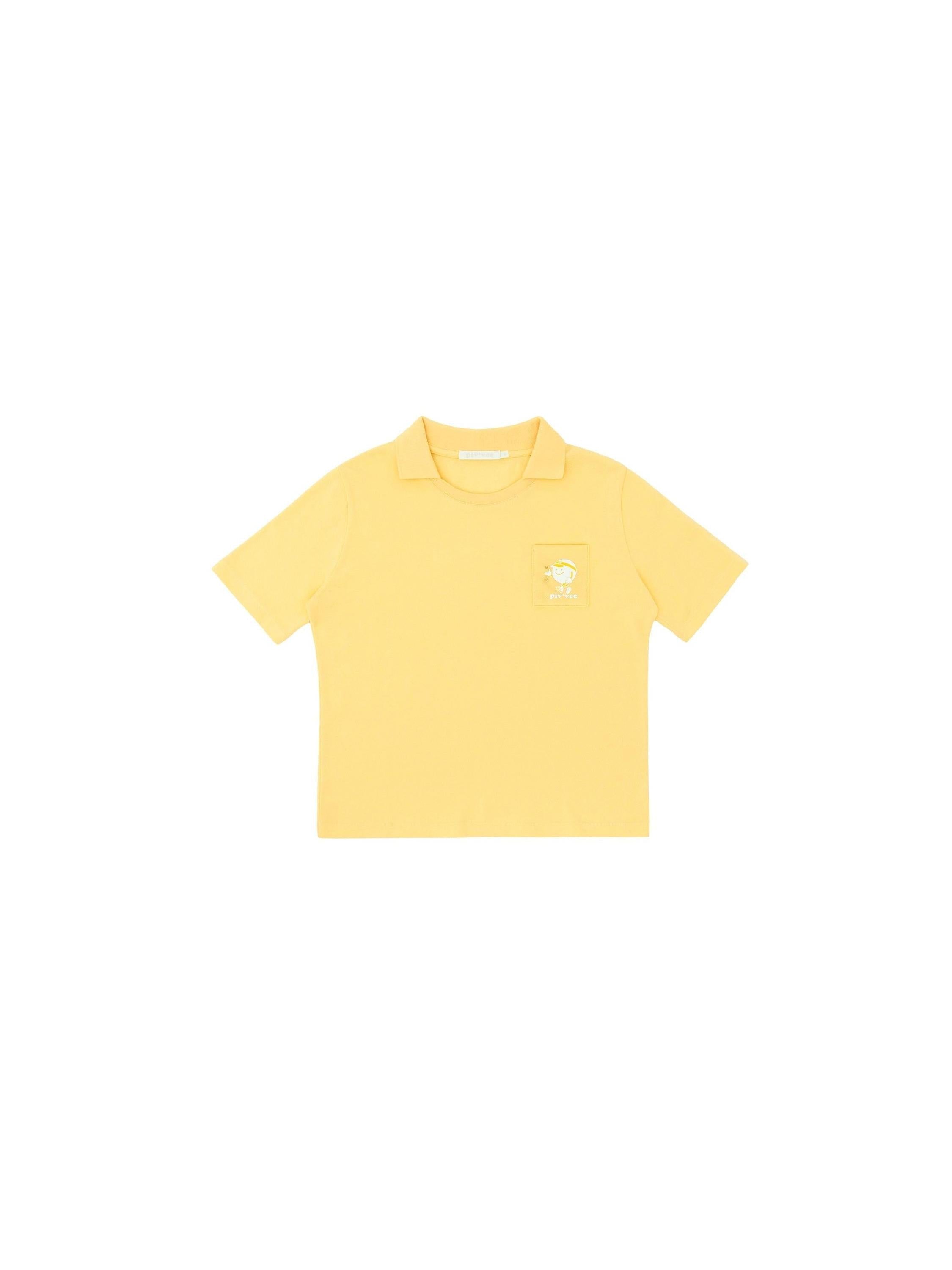 Piv'vee Caddi'vee Tee Holder Collar T-shirt - The Golf Season | One Stop for Your Golf Shopping!