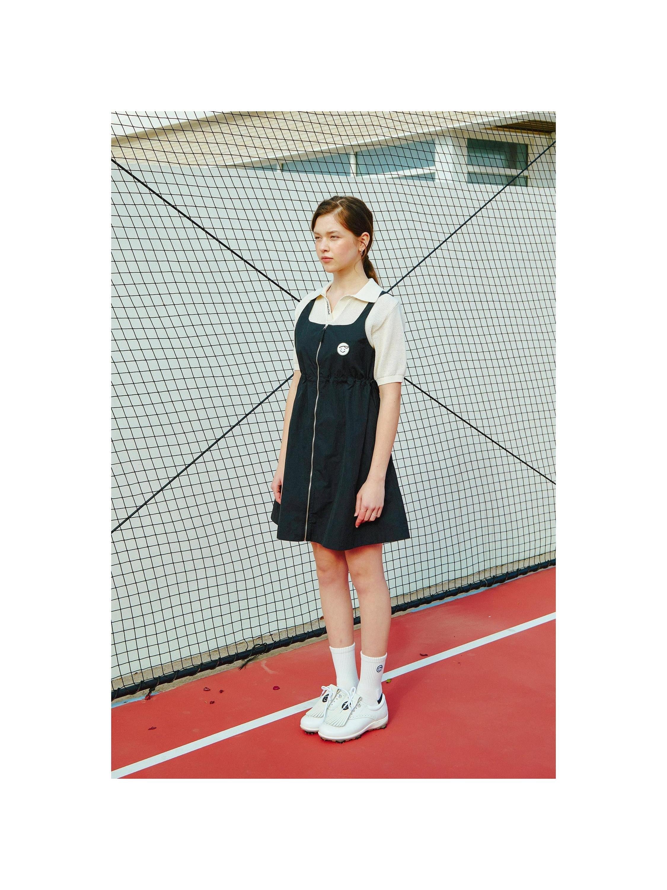 Piv'vee Club Open Collar Knit Top - The Golf Season | One Stop for Your Golf Shopping!