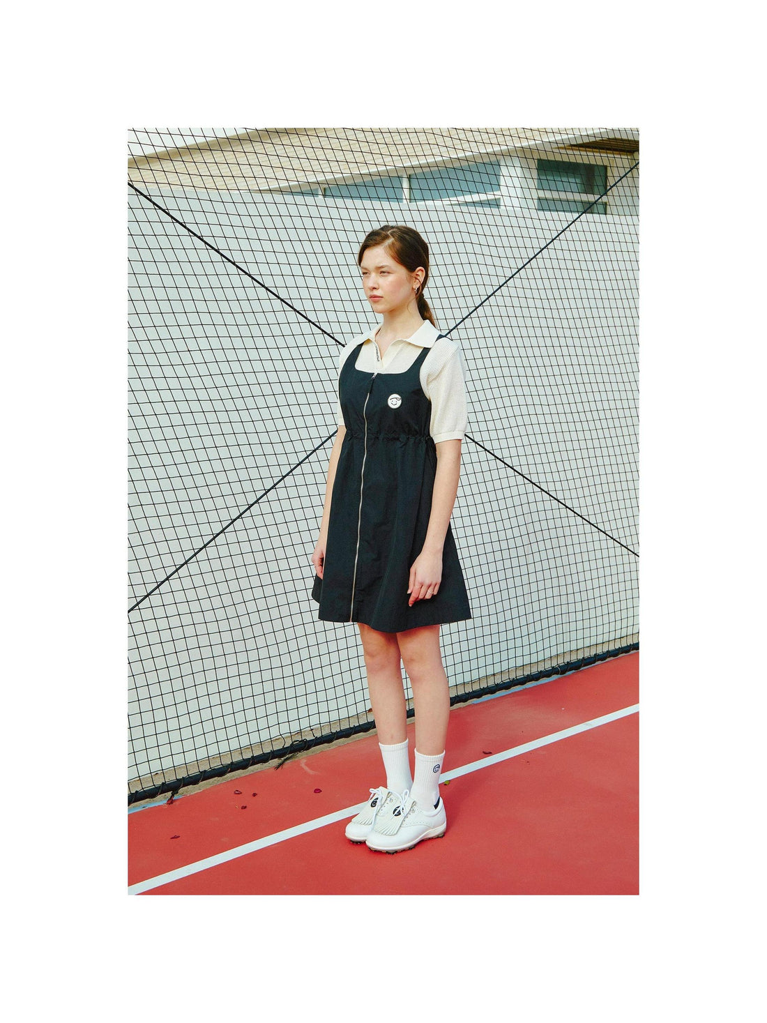 Piv'vee Club Open Collar Knit Top - The Golf Season | One Stop for Your Golf Shopping!