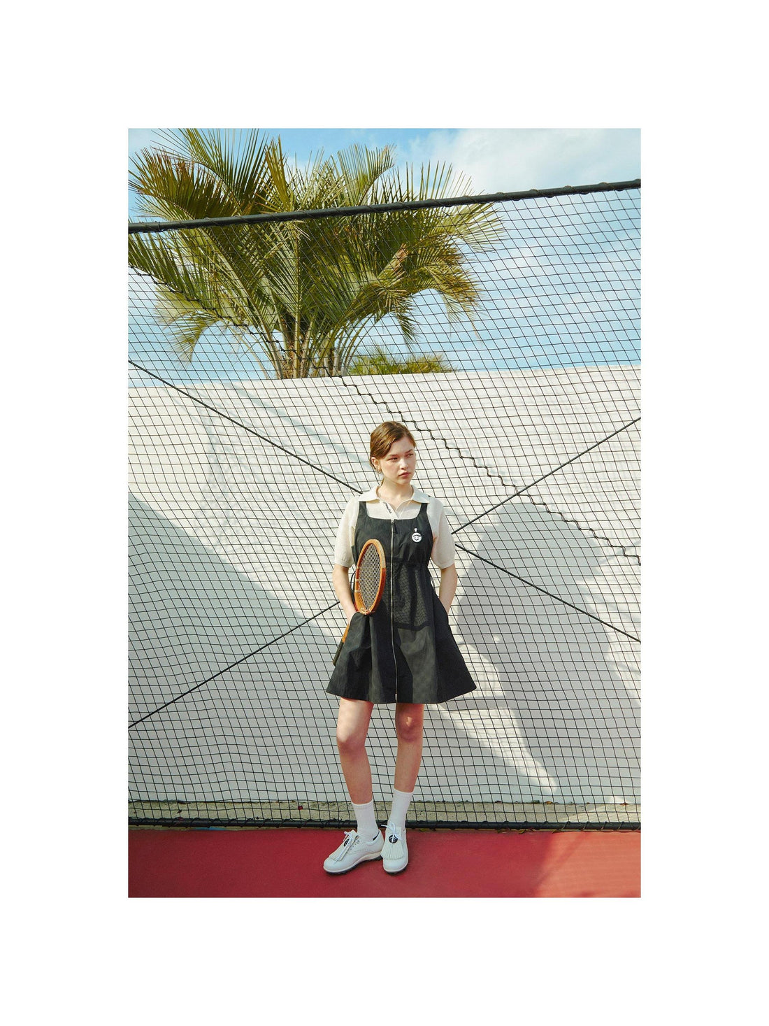 Piv'vee Club Open Collar Knit Top - The Golf Season | One Stop for Your Golf Shopping!